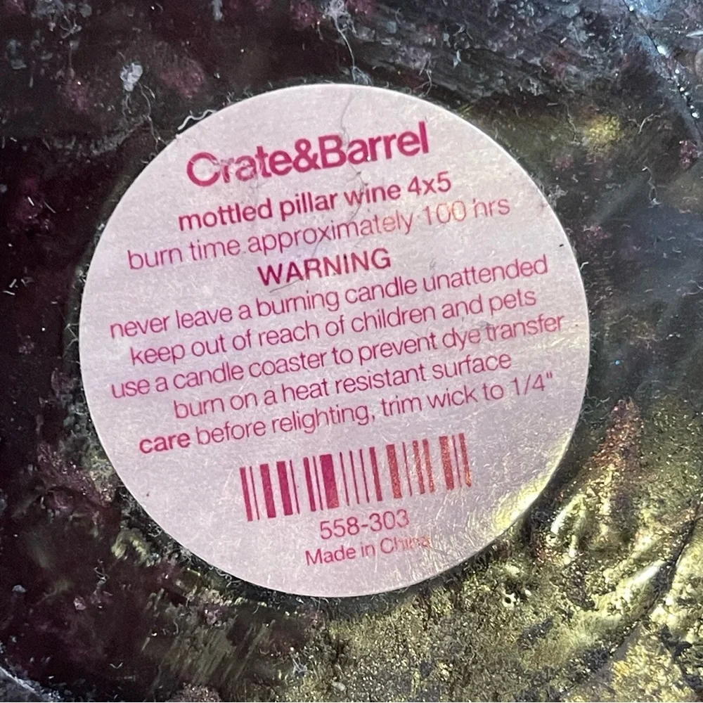 Crate&Barrel occur 5” time